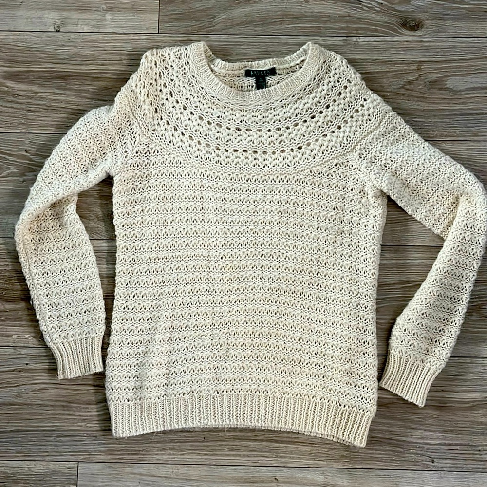 Lauren Ralph Lauren Wool blend Pullover Sweater Sz xl